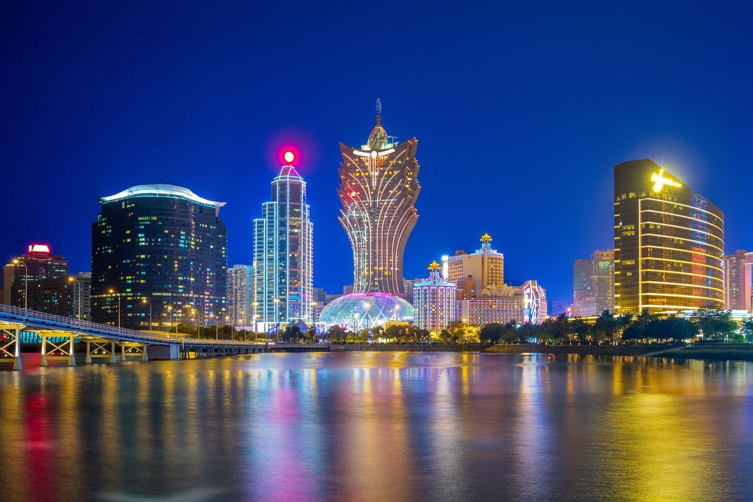 Beeindruckende Architektur: die Skyline von Macau.