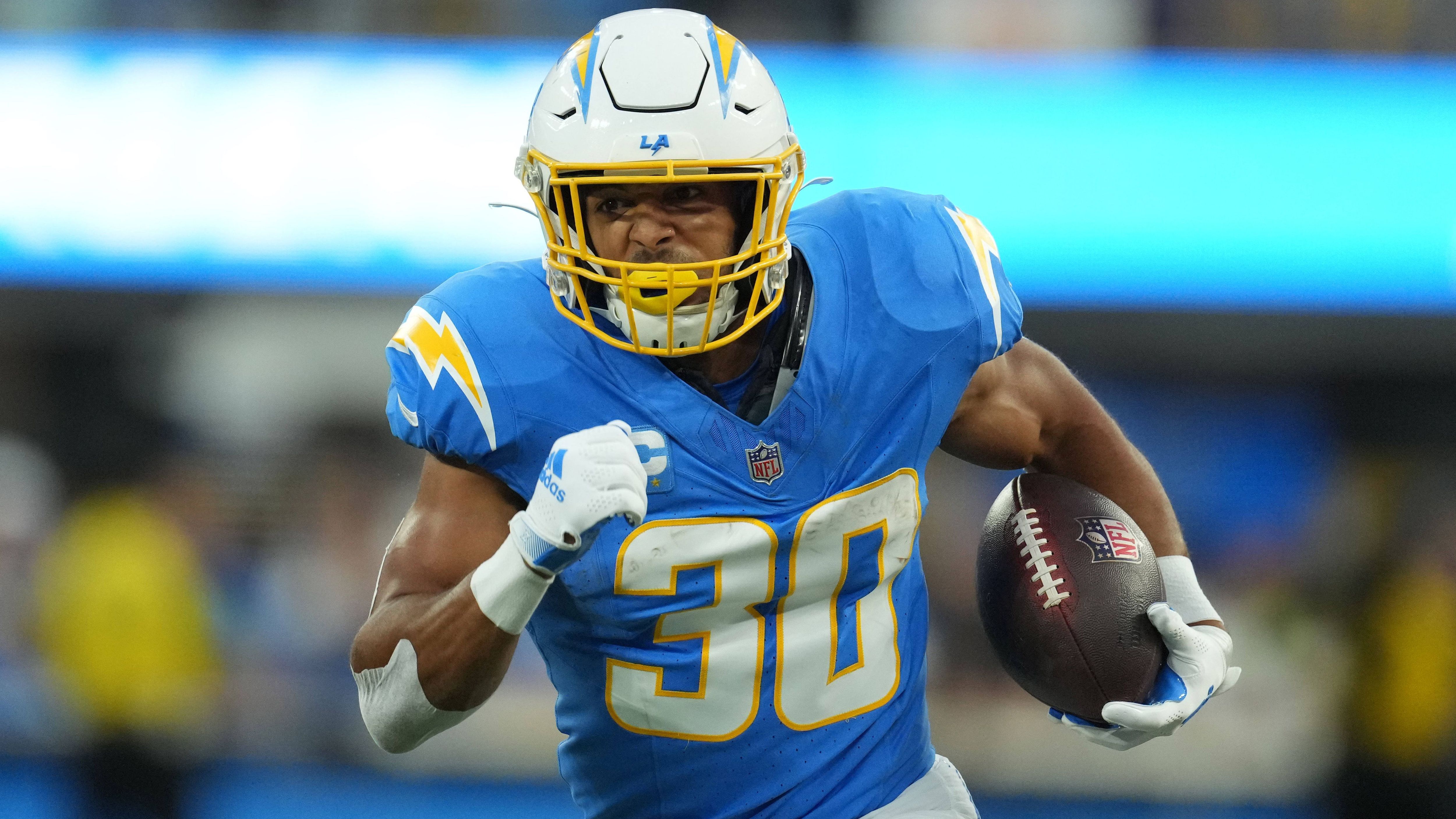 <strong>Platz 29: Los Angeles Chargers</strong><br>Stopp-Rate: 33 Prozent<br>First Downs erlaufen: 89<br>Run-Versuche insgesamt: 431