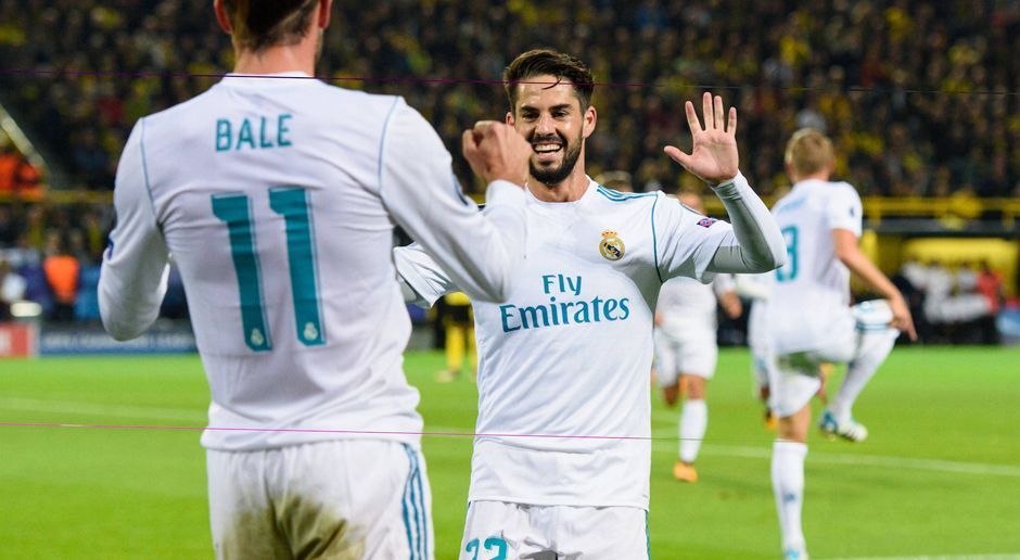 
                <strong>Isco</strong><br>
                Wirklich viel will Isco nicht gelingen. Bei den meisten gefährlichsten Real-Angriffen ist der Offensivmann nur Zuschauer. Seine beste Szene hat er kurz vor seiner Auswechslung in der 76. Minute, scheitert dabei aber an Bürki. ran-Note: 4
              