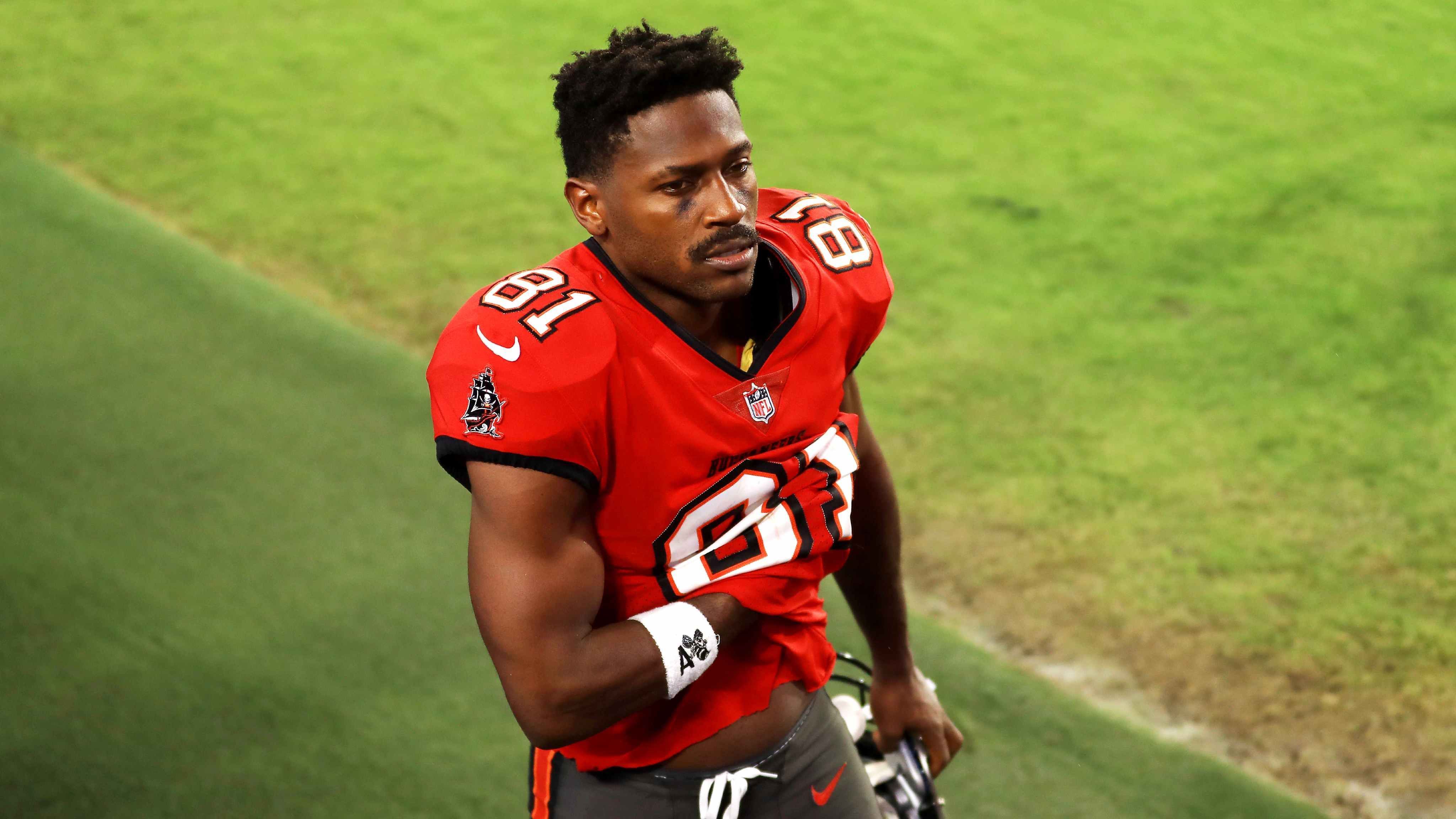 <strong>Platz 24: Antonio Brown (2010 bis 2021)</strong><br>12.291 Receiving Yards
