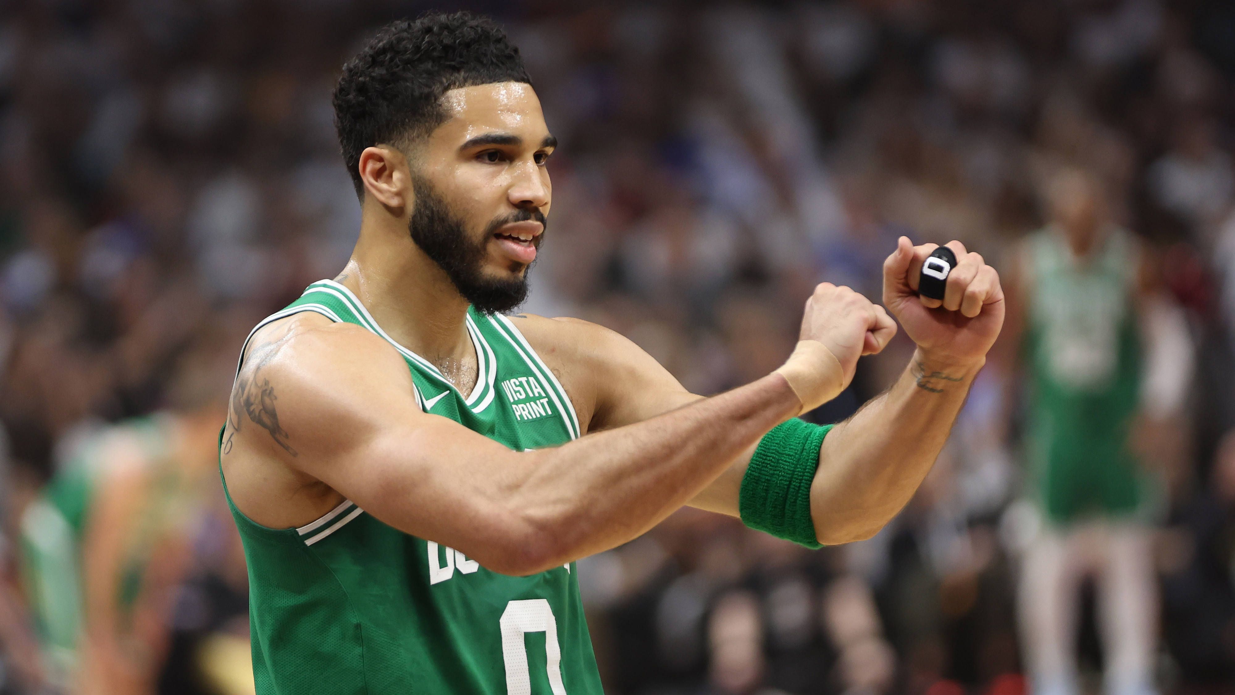 <strong>First Team: Jayson Tatum</strong><br>- Team: Boston Celtics<br>- Position: Power Forward