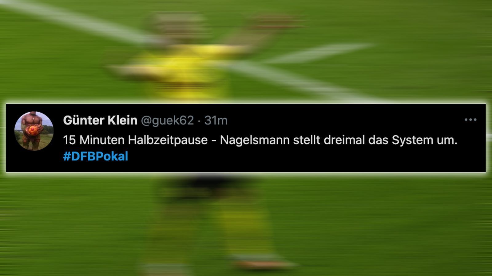 
                <strong>Systemüberladung</strong><br>
                Was genau Julian Nagelsmann sich in der Halbzeit überlegte, bleibt ein Geheimnis, aber vielleicht hätte ja ein alter Bundesliga-Kollege geholfen...
              
