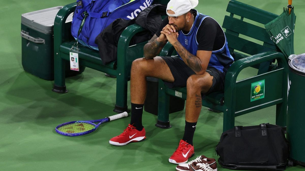 Nick Kyrgios war schwer frustriert