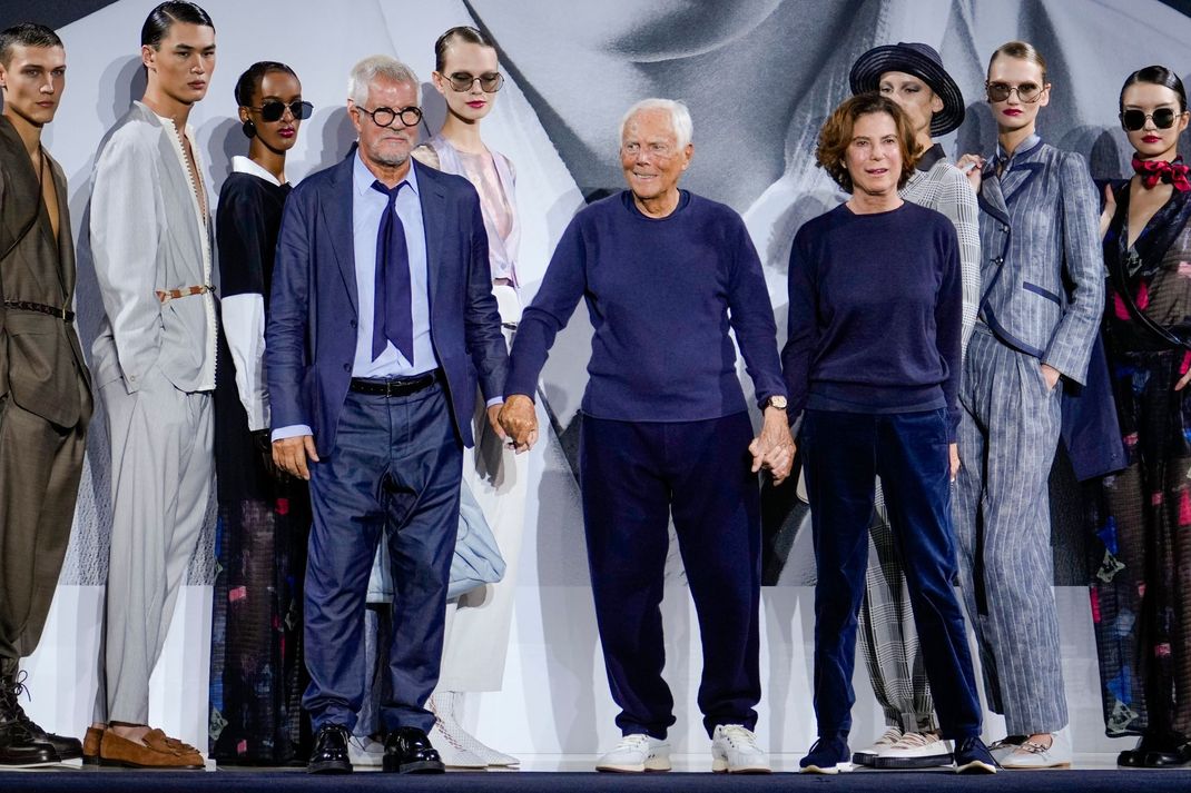 Wer künftig die Führung des Modehauses Armani übernimmt, steht noch nicht fest. (Archivbild)