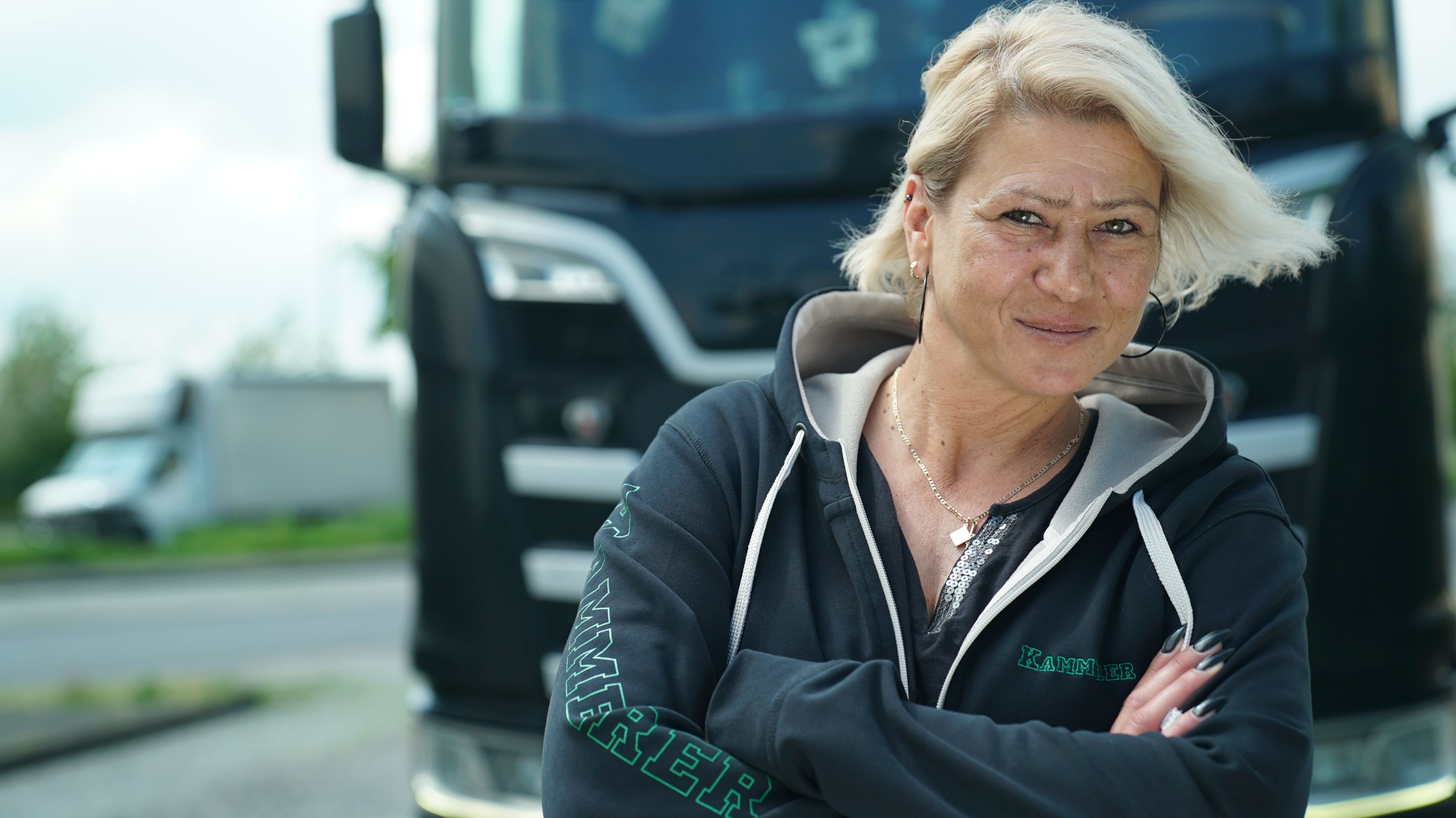 Trucker Babe Marina, die "Schwaben Perle"