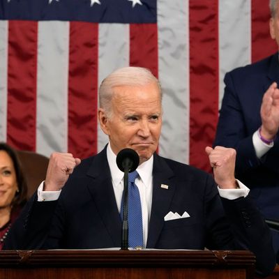 US-Präsident Joe Biden bei seiner State of the Union-Rede