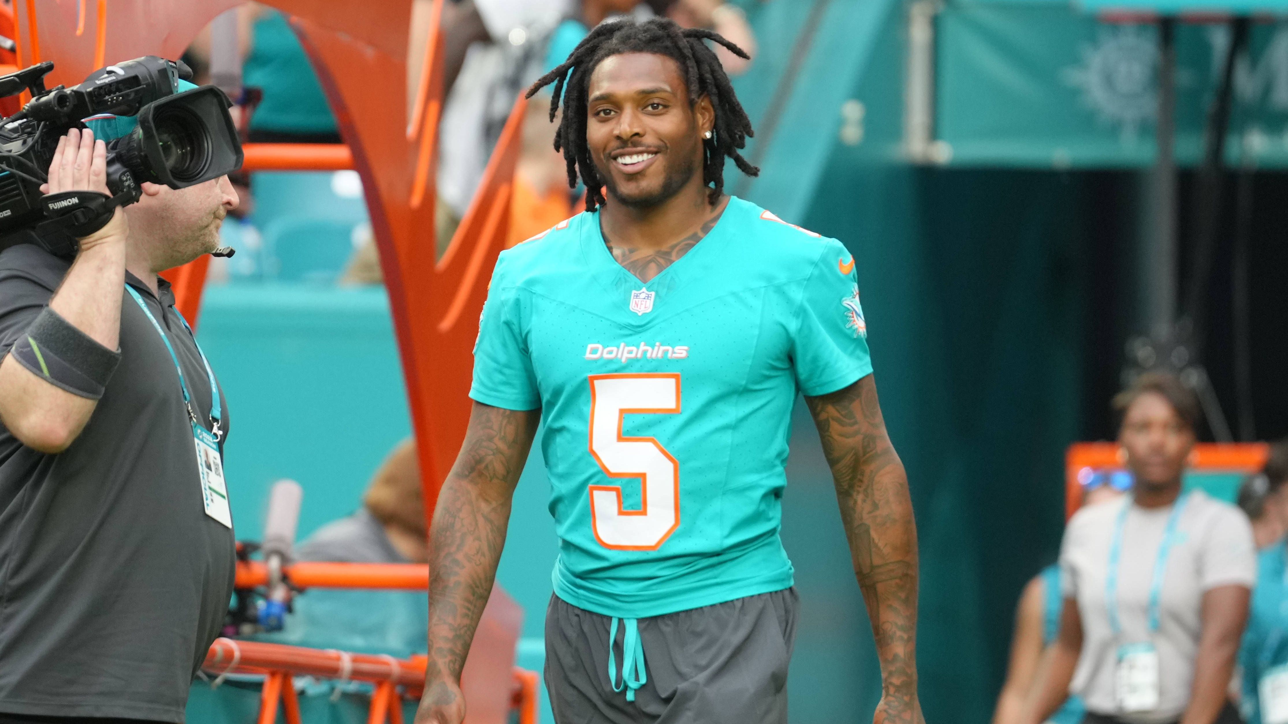 <strong>Miami Dolphins</strong><br>QB Tua Tagovailoa, FB Alec Ingold, WR Tyreek Hill, OL Terron Armstead, DB Jalen Ramsey, LB David Long Jr., DT Zach Sieler, DL Calais Campbell