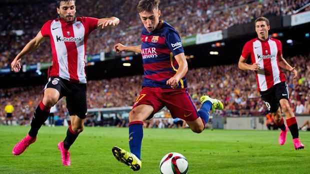 
                <strong>Munir El Haddadi</strong><br>
                Munir El Haddadi, spanischer U21-Nationalspieler mit marokkanischer Abstammung, rückt zur Saison 2015/2016 fest in die erste Mannschaft des FC Barcelona auf. Munir debütierte 2014 bereits für das spanische A-Nationalteam in der EM-Qualifikation.
              