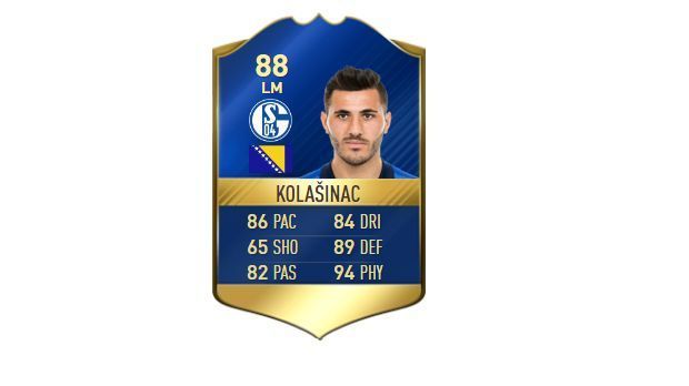 
                <strong>Mittelfeld - Sead Kolasinac (FC Schalke 04)</strong><br>
                Stärke: 88
              