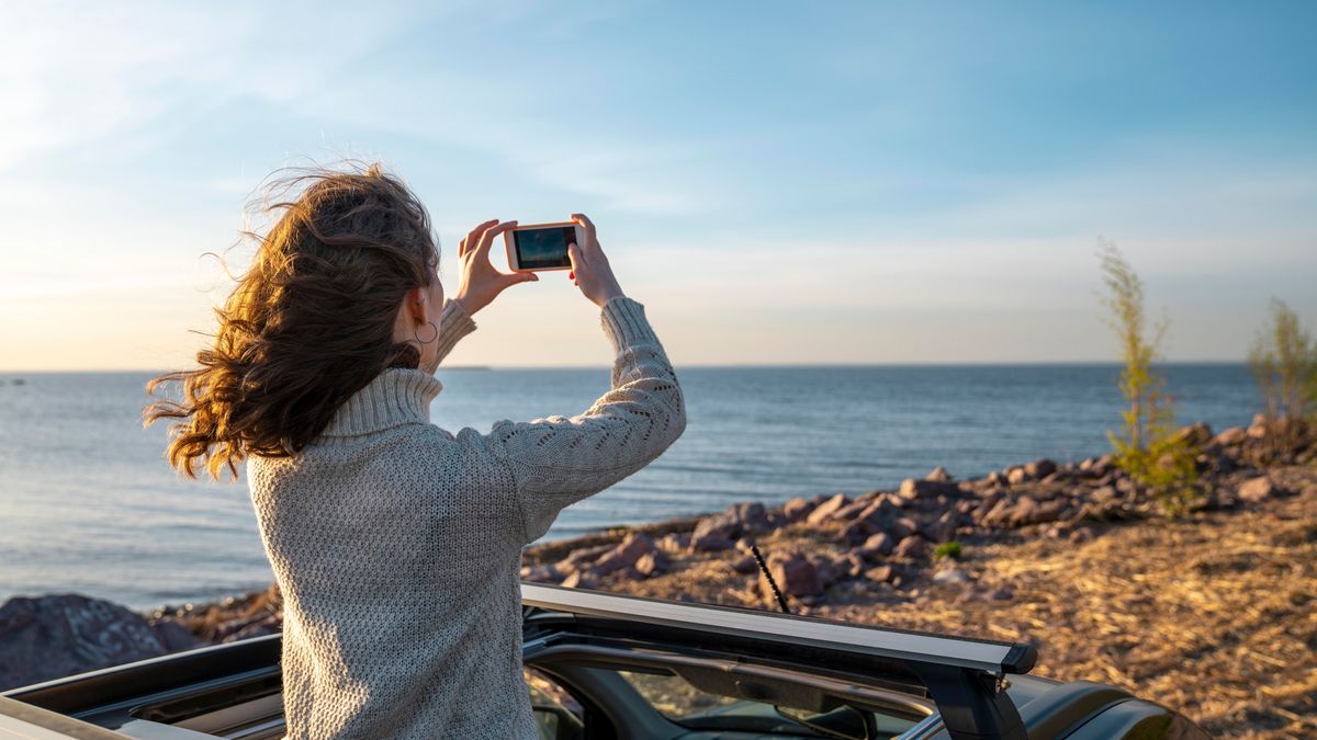 Ein Profilbild vom letzten Urlaub bereitet Freude. 