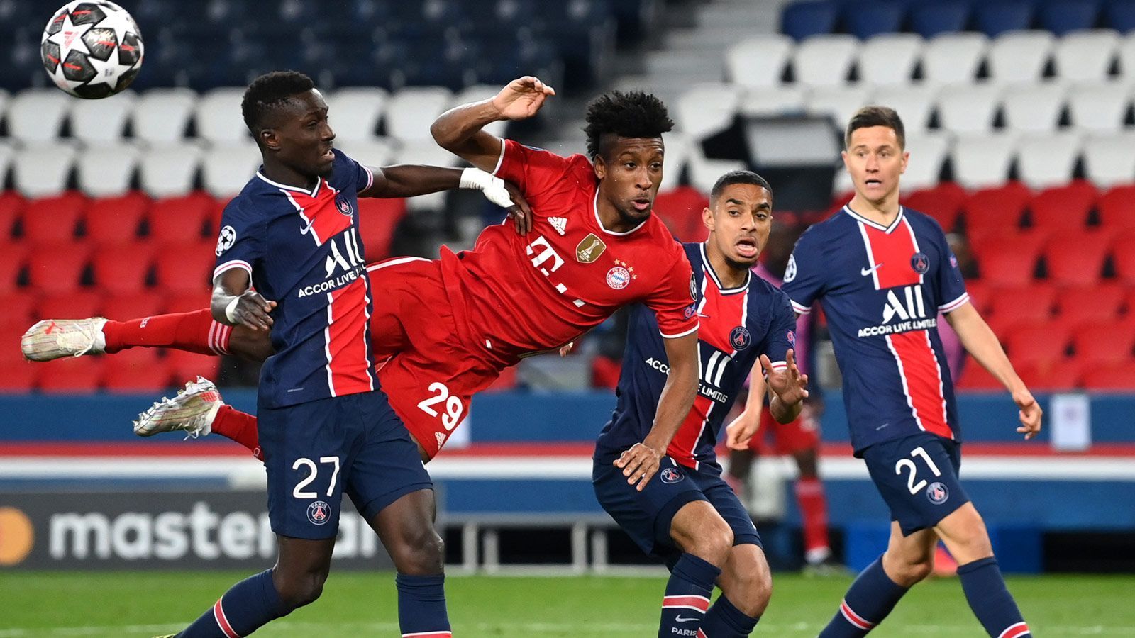 
                <strong>Glücklose Münchner raus: Der FC Bayern in der Einzelkritik</strong><br>
                Ein Tor fehlte am Ende, trotz des 1:0 bei Paris Saint-Germain ist für Titelverteidiger FC Bayern im Viertelfinale der Champions League Schluss. Wir haben den FCB benotet.
              