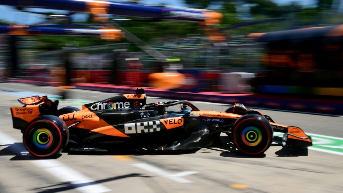 Oscar Piastri fliegt zur Bestzeit in Imola