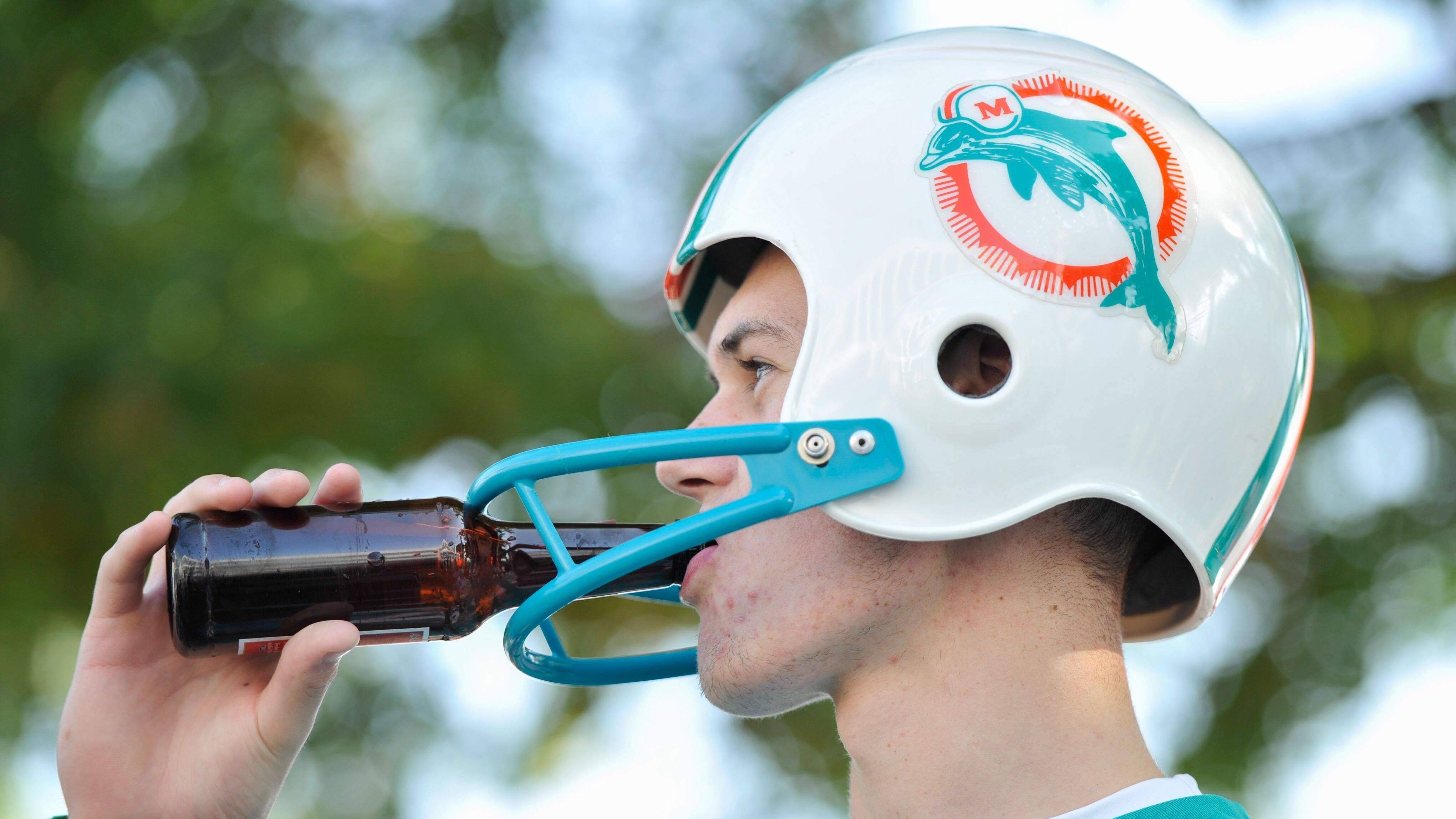 <strong>Platz 9: Miami Dolphins</strong><br>Durchschnittliche Anzahl Drinks pro Fan: 7,1