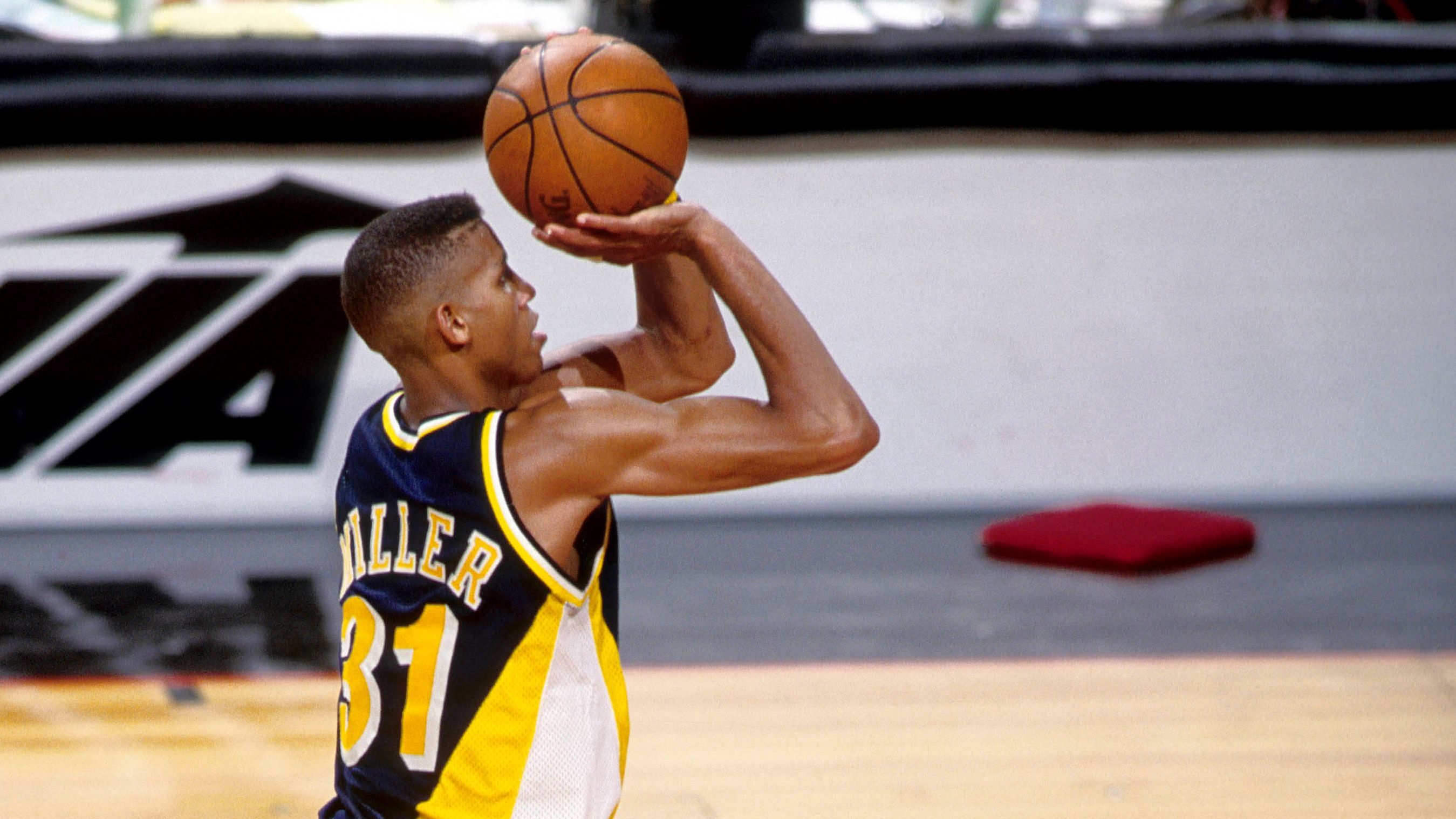 <strong>Indiana Pacers: Reggie Miller</strong><br>Punkte: 57<br>Jahr und Gegner: 1992 vs. Charlotte Hornets