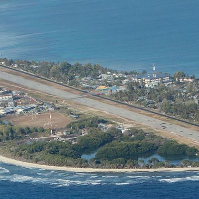 Hauptinsel des Inselstaates Tuvalu