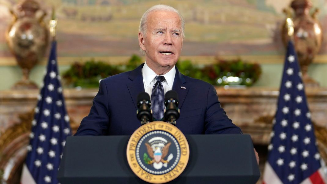 Joe Biden, Präsident der USA, zeigt sich optimistisch im Bezug auf die Freilassung von Geiseln.