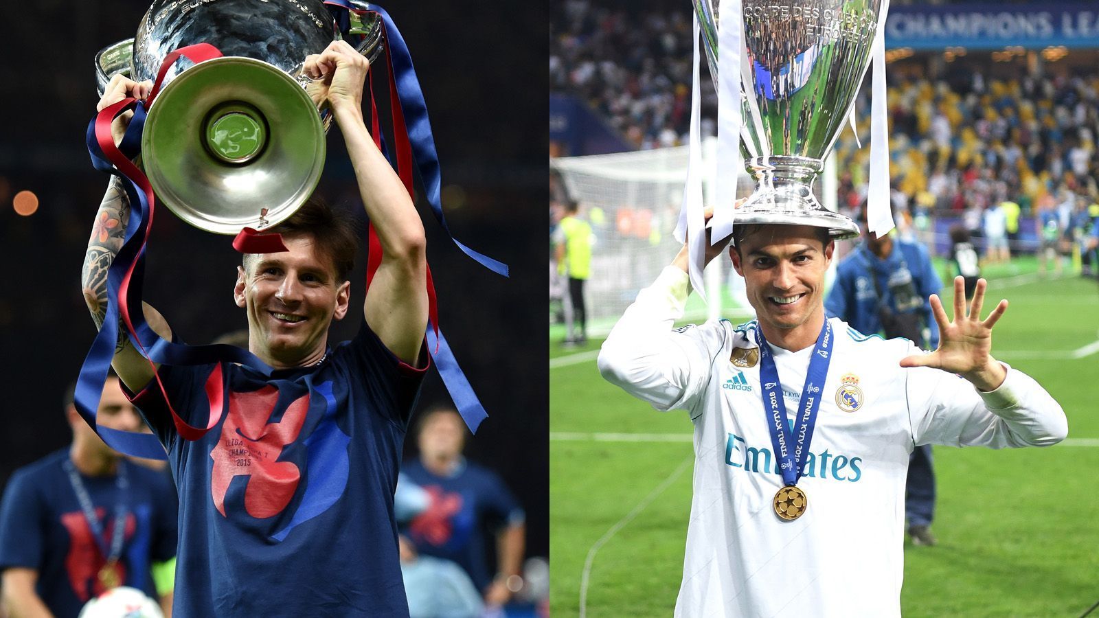 
                <strong>15 Jahre Ronaldo-Messi-Ära</strong><br>
                Schon ein Jahr später, in der Saison 2005/06, begann in der Champions League die Ronaldo-Messi-Ära. Seitdem stand mindestens einer der beiden besten Spieler der Welt im Halbfinale der Königsklasse. Doch jede Ära hat auch ihr Ende.
              
