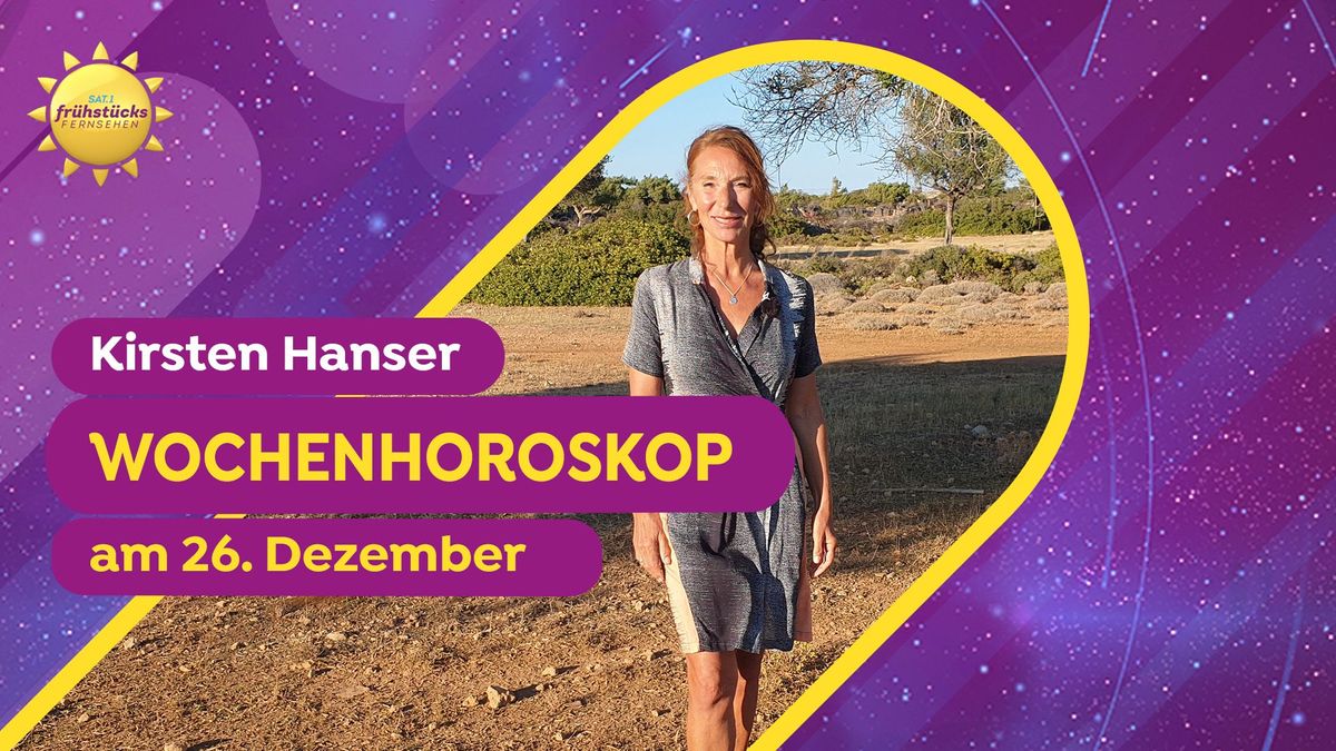 Wochenhoroskop ab 26.12.22