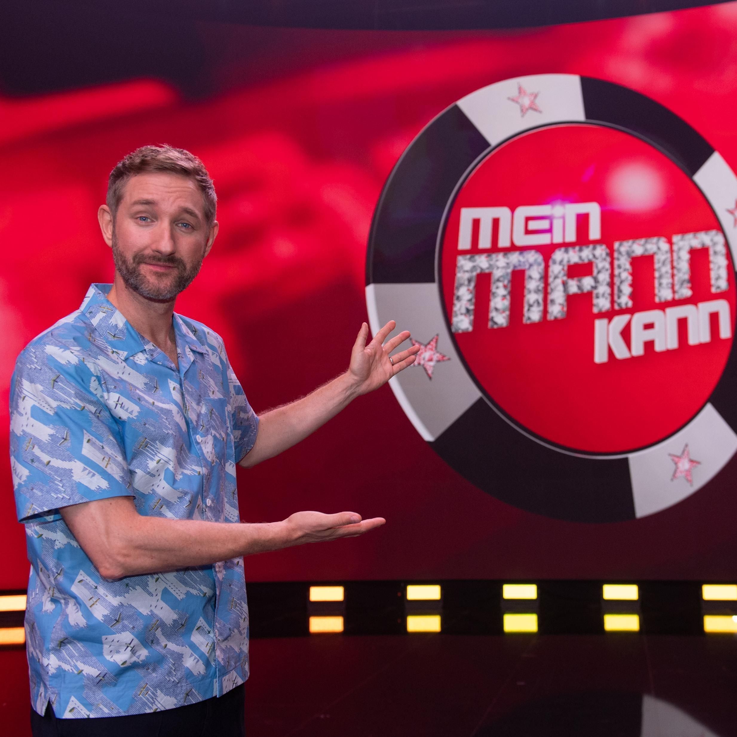 Moderator Daniel Boschmann bei "Mein Mann kann" 2024