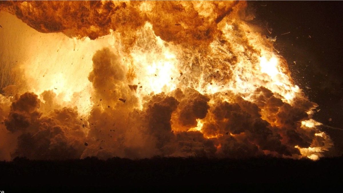Gigantische Explosion von Starship-Rakete
