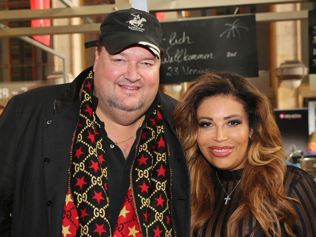 Entertainer Andreas Ellermann mit seiner Ex Patricia Blanco bei der Erotikmesse Venus in Berlin 2019.