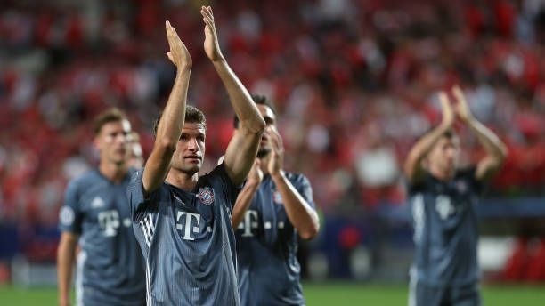<strong>100. Einsatz in der Champions League (19.09.2018)</strong><br>In der Gruppenphase gelingt Thomas Müller im Spiel gegen Benfica Lissabon das 100. Pflichtspiel in der Champions League. Ein erfolgreiches Jubiläum: Der FC Bayern besiegt die Mannschaft aus Portugal souverän mit 2:0.