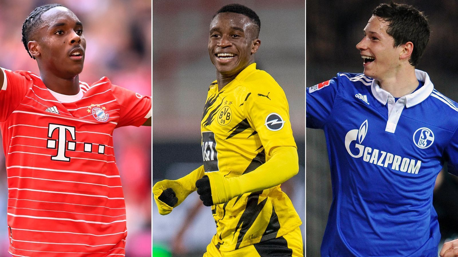 
                <strong>Top 10: Die jüngsten Bundesliga-Torschützen der Geschichte</strong><br>
                Mit seinem ersten Bundesliga-Tor gegen den VfB Stuttgart hat Bayern-Juwel Mathys Tel (li.) Bundesliga-Geschichte geschrieben und sich direkt in die Top 10 geschossen. Damit er gehört er zu den zehn jüngsten Spielern, die in der Bundesliga trafen. ran zeigt die Top 10. (Stand: 10. September 2022/Quelle: transfermarkt.de)
              