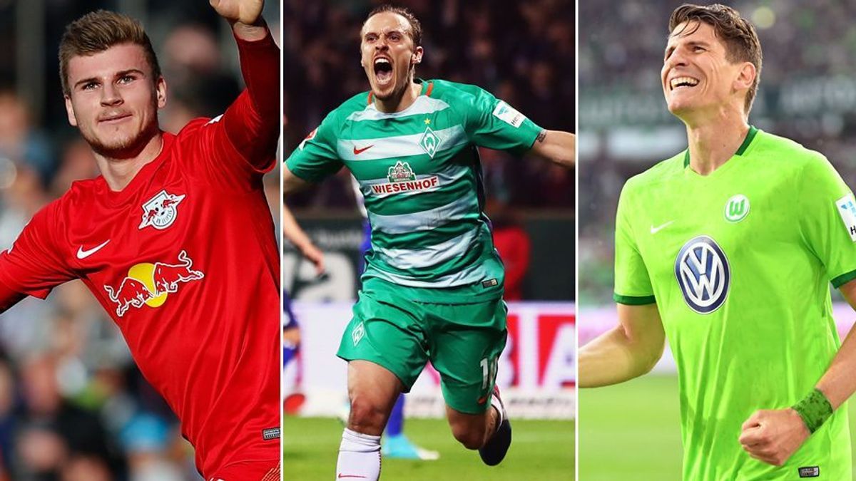 Top 10: Die besten Rückrunden-Scorer der Bundesliga-Saison 2016/17