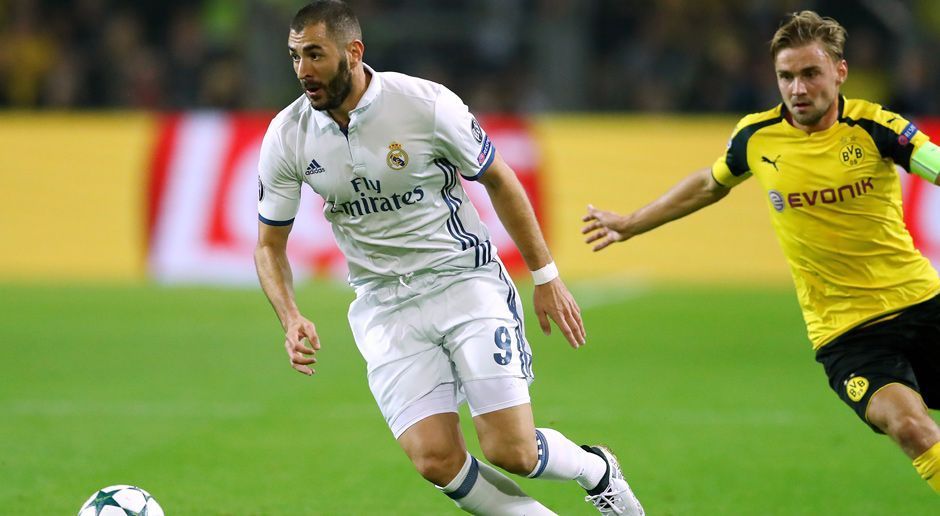 
                <strong>Karim Benzema (Real Madrid)</strong><br>
                Karim Benzema: Erfüllte taktische die Rolle des Mittelstürmers, wie sich ein Trainer das vorstellt. Der Franzose band die BVB-Innenverteidigung und lauerte auf gefährliche Konter-Situationen. In der ersten Halbzeit konnte er alleine auf das Tor von Bürki zulaufen, verlor allerdings den Halt und ließ so die große Chance liegen. In der zweiten Halbzeit mit der nächsten Gelegenheit im Strafraum, die Sokratis dann in letzter Sekunde egalisierte. Scheiterte beim 2:1 am Pfosten, ehe Varane vollstreckte. ran-Note: 3-
              