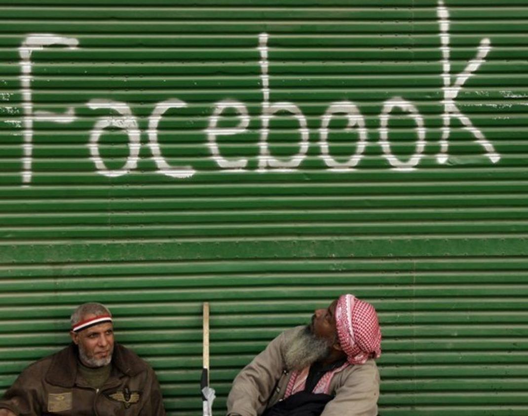 Facebook war anfänglich das wichtigste Medium zur Mobilisierung der Bevölkerung in der arabischen Welt.