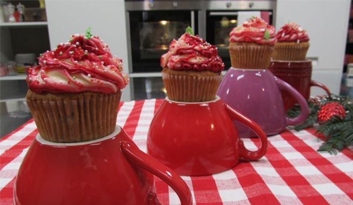 Cranberry Stollen Cupcakes: Das Rezept aus Enie backt