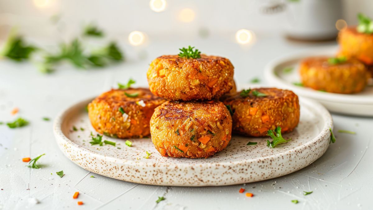 Grün, gesund und knusprig: Brokkoli-Nuggets mit Haferflocken.