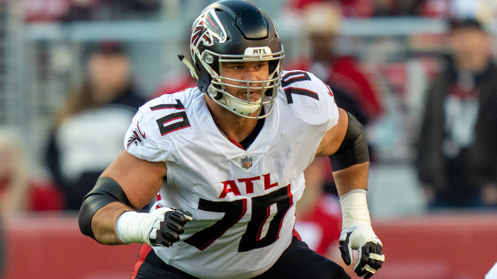 <strong>Atlanta Falcons</strong><br>
                Jake Matthews (Tackle) seit 2014