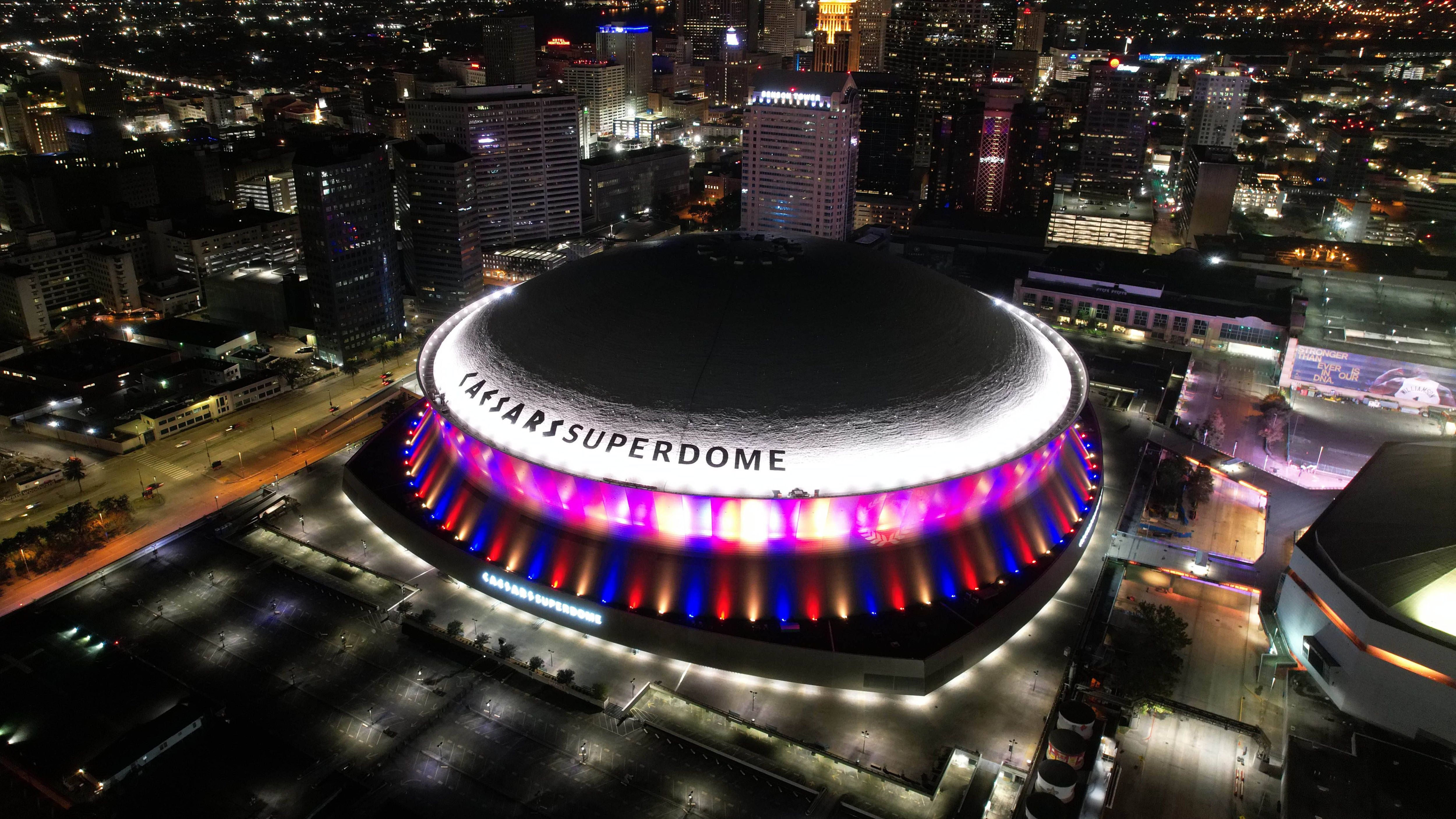 <strong>10. Platz (geteilt): Caesars Superdome – New Orleans Saints</strong><br>Durchschnittliches Rating: 4.3