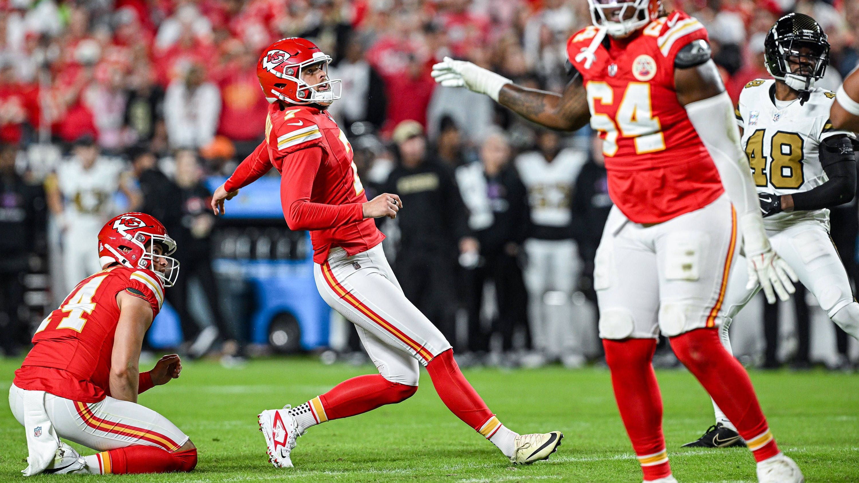 <strong>Kansas City Chiefs</strong><br>Starter: Harrison Butker (Bild)