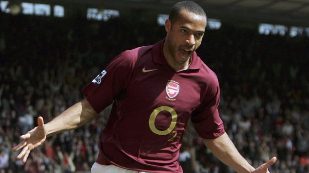 
                <strong>Platz 3 - Thierry Henry</strong><br>
                Verein(e): FC ArsenalPremier-League-Tore: 175Minuten pro Tor: 121,8
              