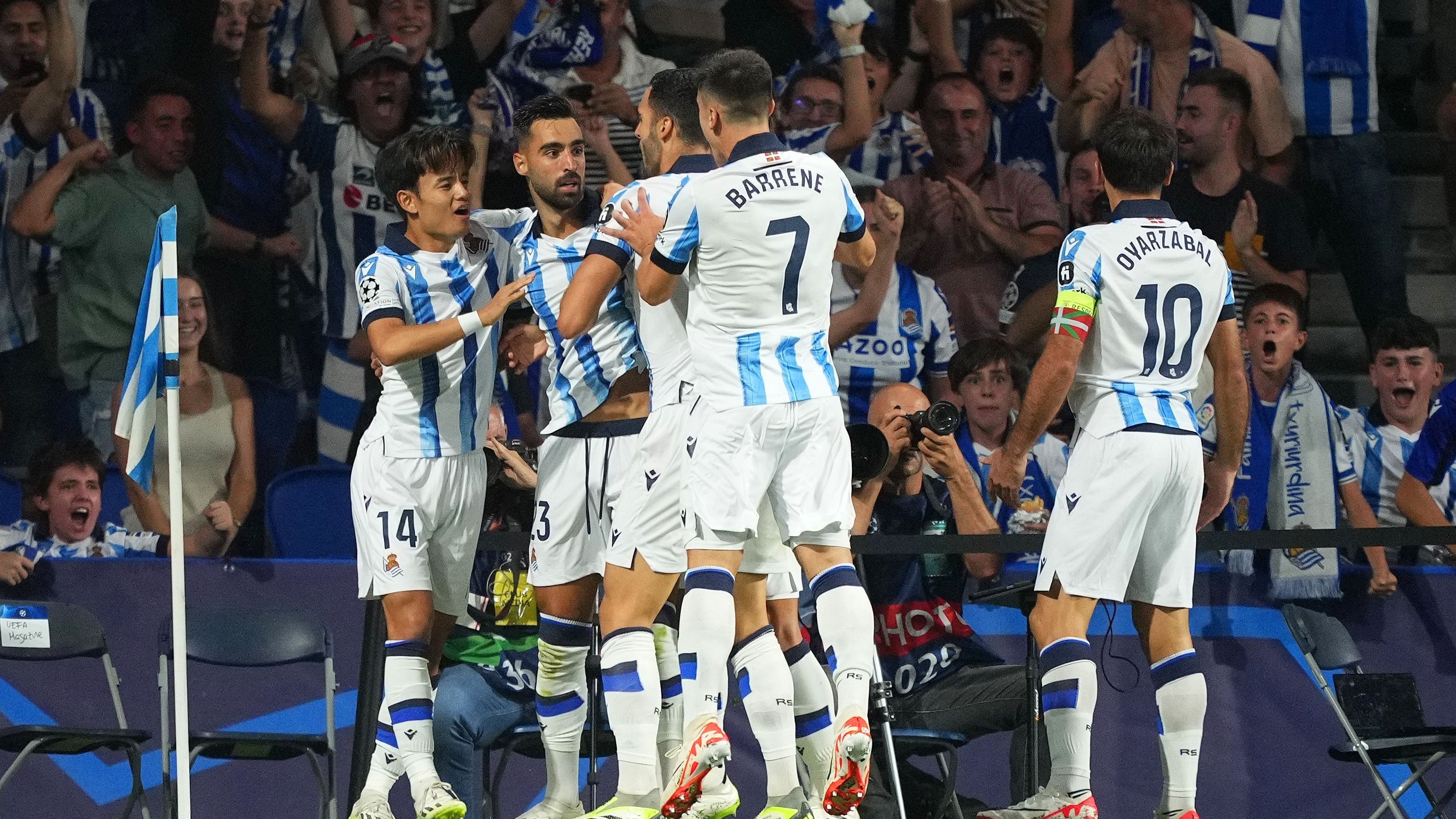 <strong>Platz 15: Real Sociedad (53 Punkte)</strong><br>Die Spanier punkten bei uns (19 Punkte) sowie mit einer xG-Differenz von 0,83 (20 Punkte). Mit dem Unentschieden gegen Inter dürften sie hochzufrieden sein.