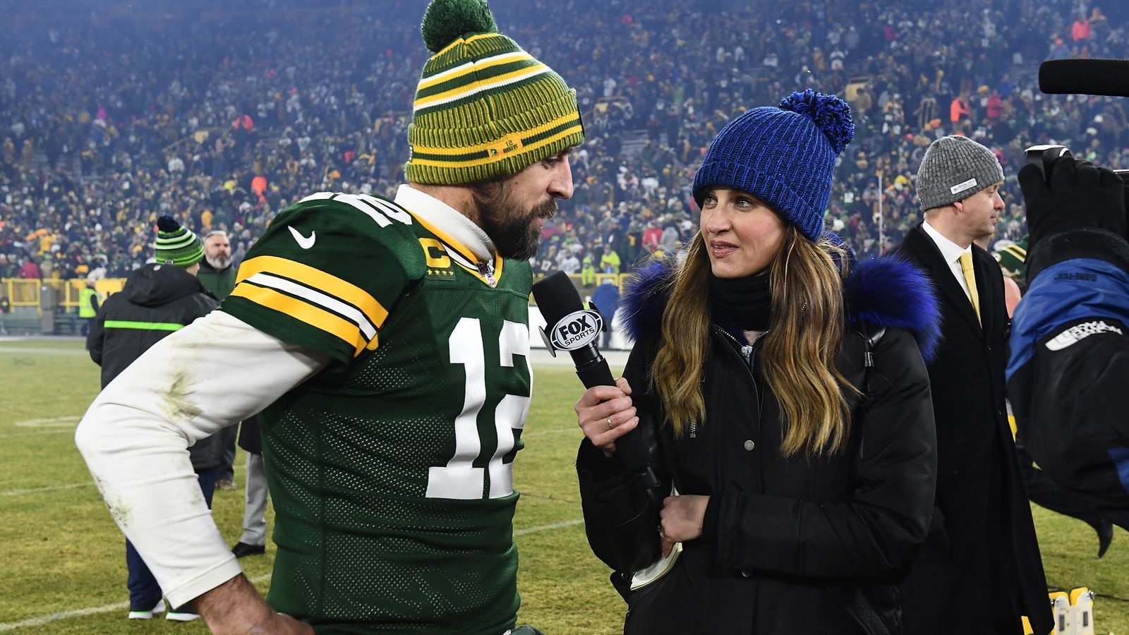 
                <strong>Rodgers und Erin Andrews</strong><br>
                Davor soll er unter anderem eine Liaison mit der Sportmoderatorin Erin Andrews gehabt haben.
              