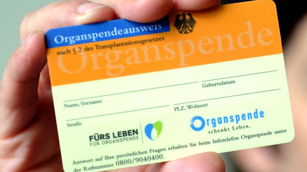 Organspende-Ausweis