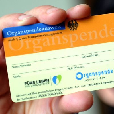 Organspende-Ausweis