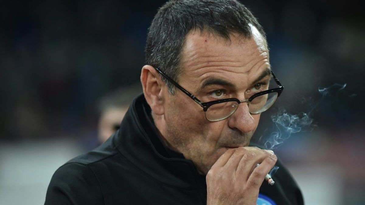 Maurizio Sarri bekommt in Leipzig eigene Raucherbox