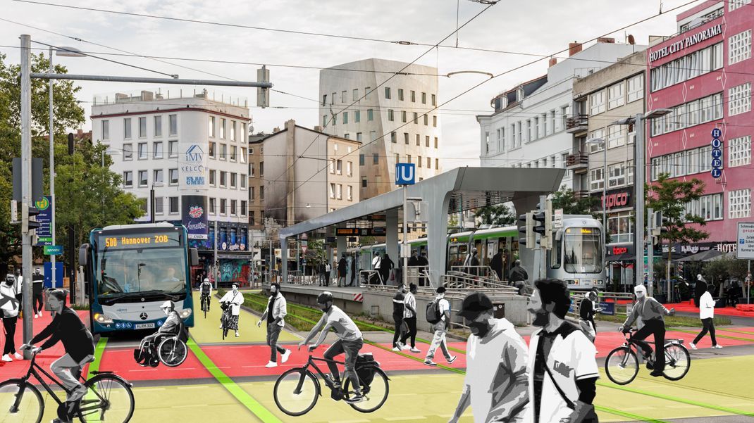 Die Stadt Hannover hat ein Mobilitätskonzept für die Innenstadt vorgelegt, die weitgehend autofrei werden soll.