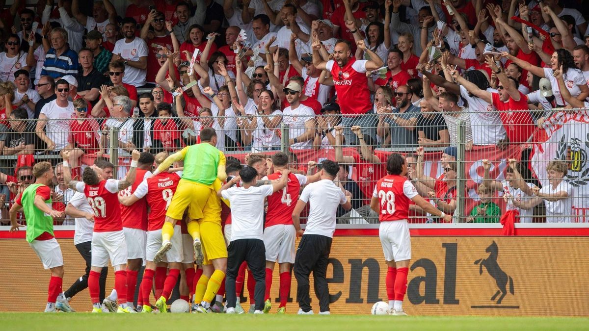 Der Jubel über das 1:0 in der Verlängerung