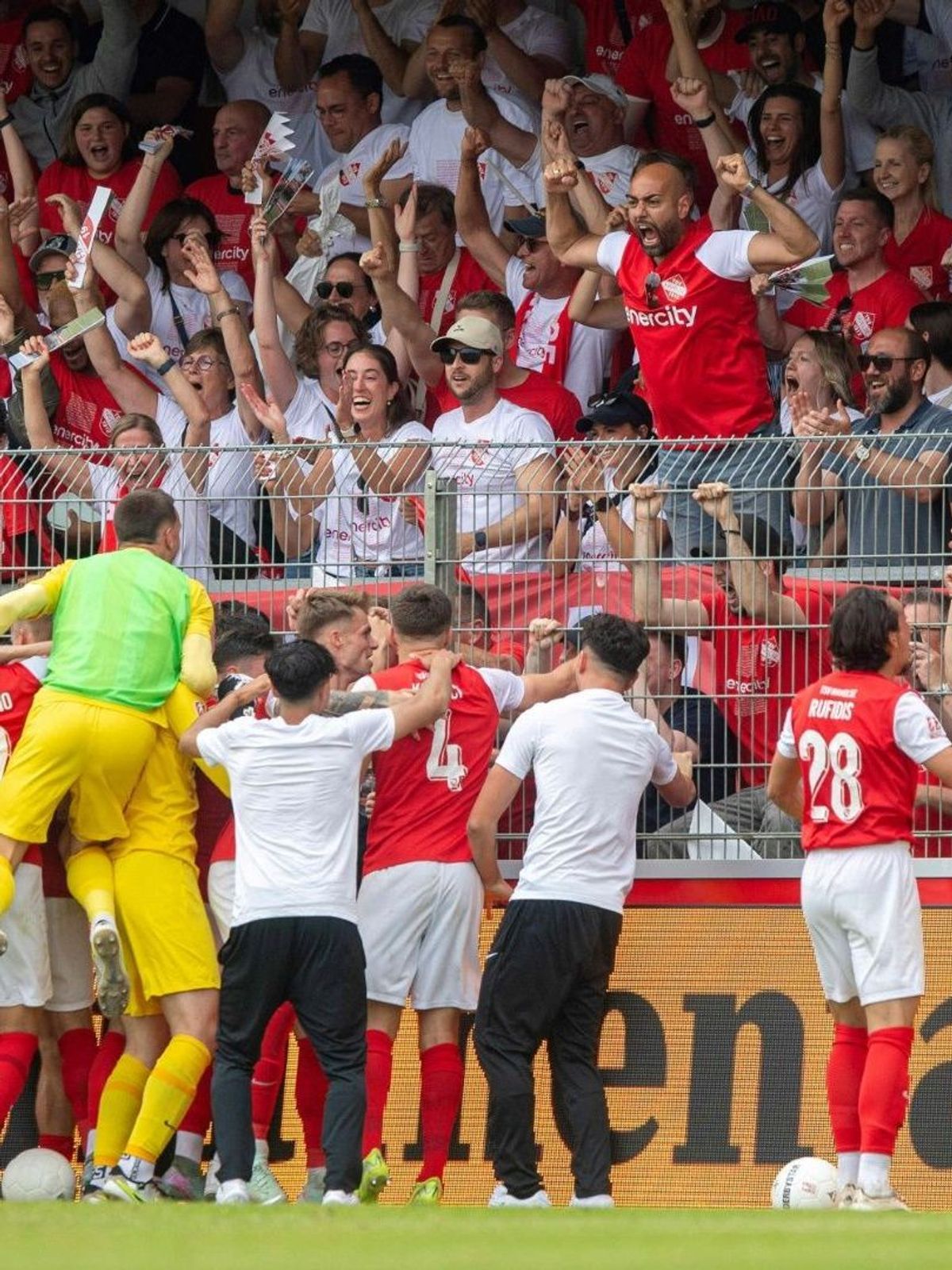 Der Jubel über das 1:0 in der Verlängerung