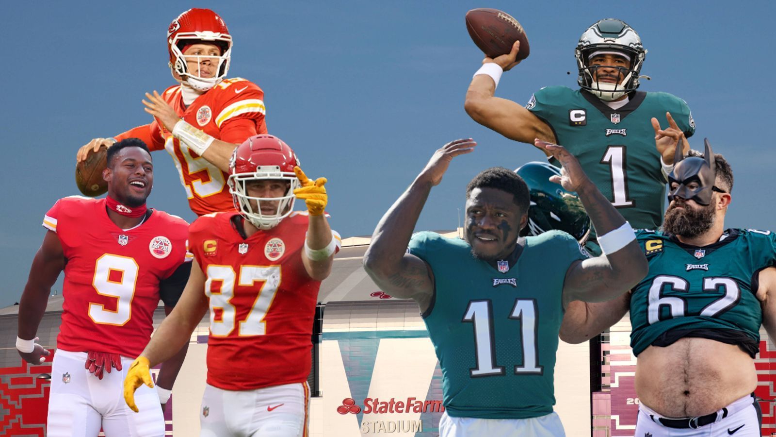 Super Bowl 2023 heute Chiefs und Eagles Alle Spieler der Teams