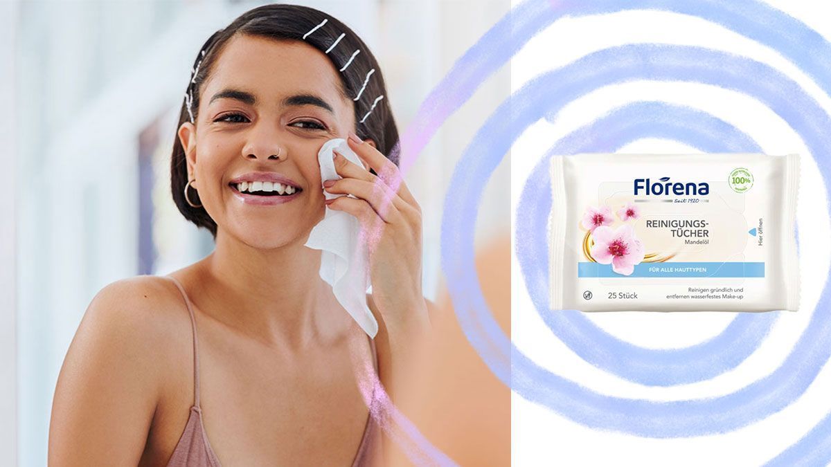 Mit einem Hauch von duftenden Mandeln wird das Entfernen von Make-up zum Vergnügen. Wir stellen euch unsere Produkt-Favoriten vor – wie die Reinigungstücher von Florena.