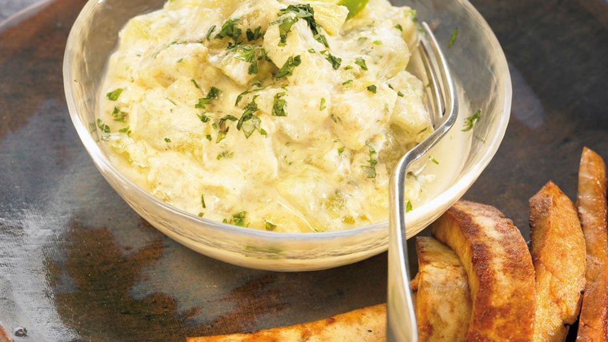 Enie backt: Rezept-Bild Auberginensalat mit gebratenem Tofu		