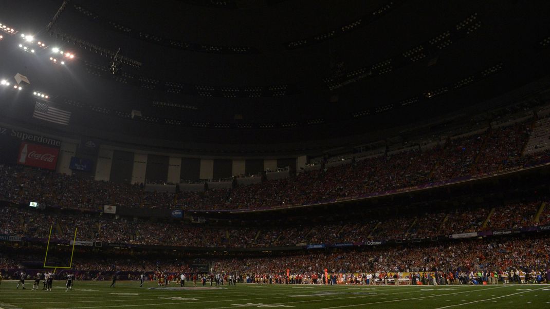 Blackout: Während des Super Bowl XLVII fällt im Stadion das Licht aus