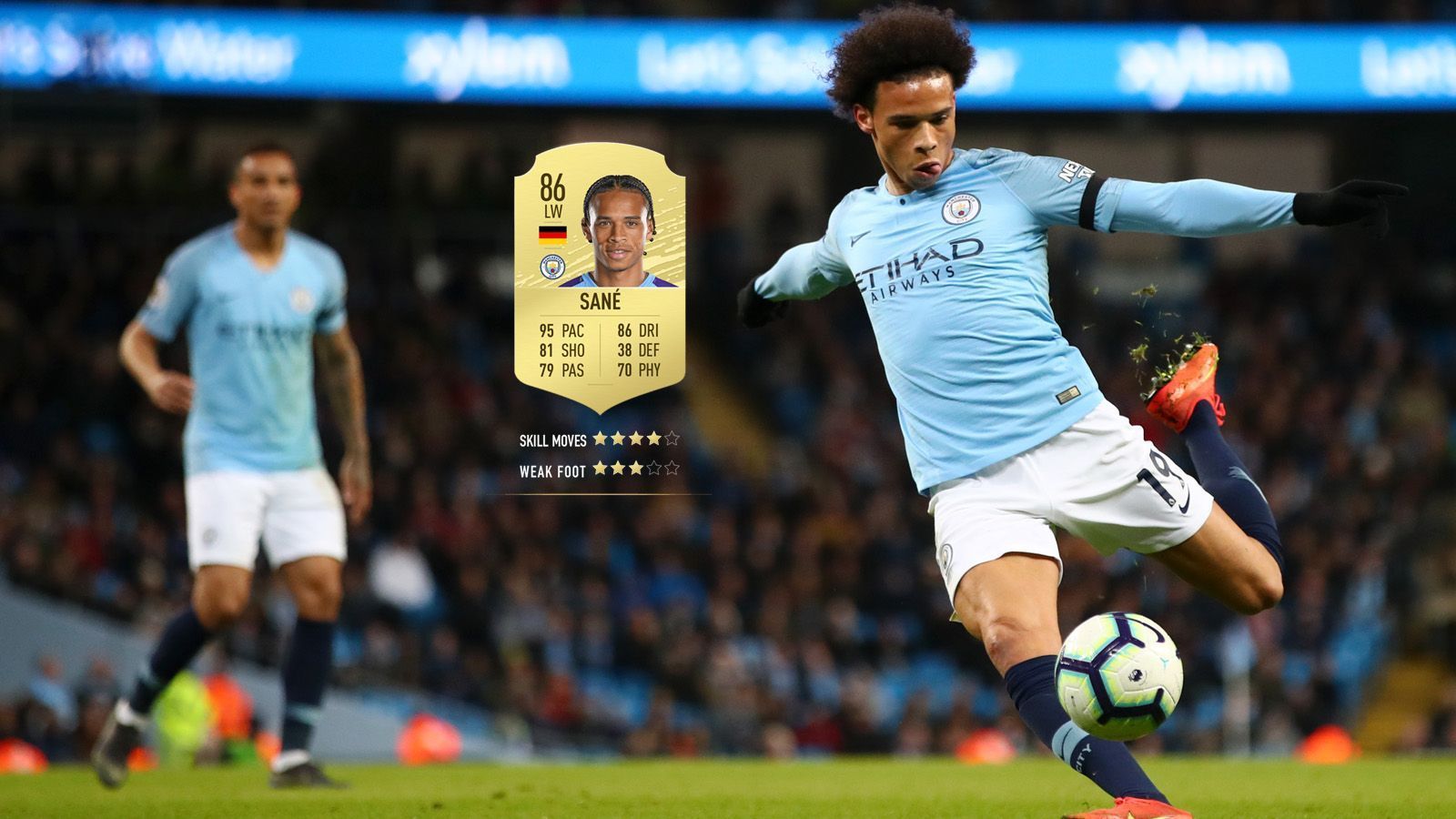 
                <strong>57. Leroy Sane (Manchester City) </strong><br>
                Gesamtstärke: 86Alter: 23Position: Angriff
              