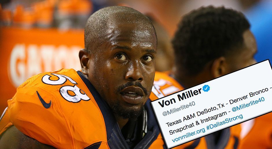 
                <strong>Von Miller - @Millerlite40</strong><br>
                
              